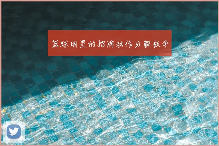 篮球明星的招牌动作分解教学